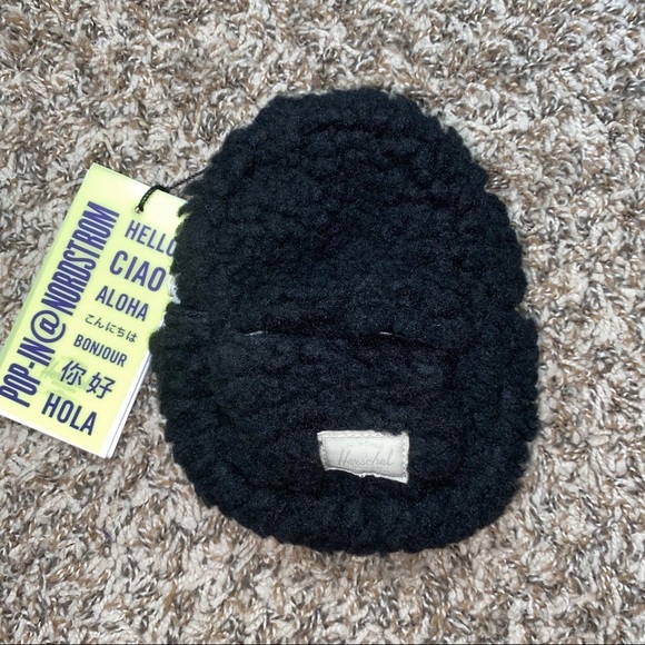 NWT Herschel Supply Co Mini Heritage Black Pouch - Picture 5 of 8